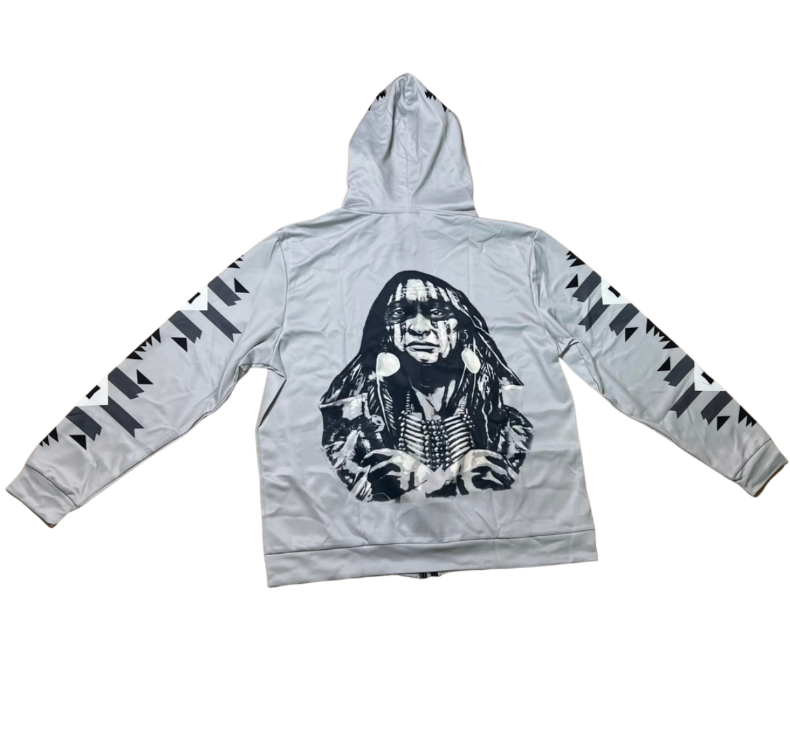 Indigenous Spirit Grey Hoodie